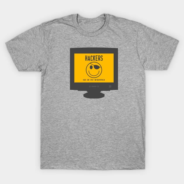 Hackers Minimalist Film Poster T-Shirt by OrangeCup